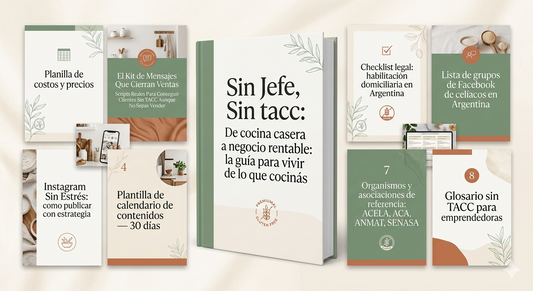 Creá tu primer negocio rentable sin TACC + BONOS DE REGALO
